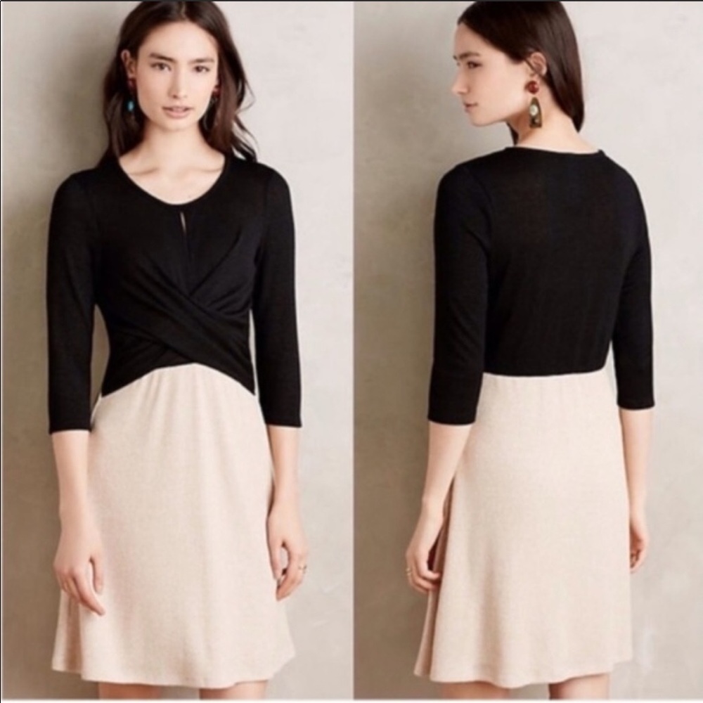 Amadi NWT Anthropologie Crosswrap Knitted Dress XS